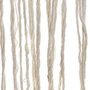 DKD Home Decor Decoracion Pared Boho Crema Negro Algodon Geometrico 64 x 46 x 1 cm (2 Unidades)