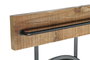 DKD Home Decor Espejo Abeto Metal con Cesta Natural 80x15x20