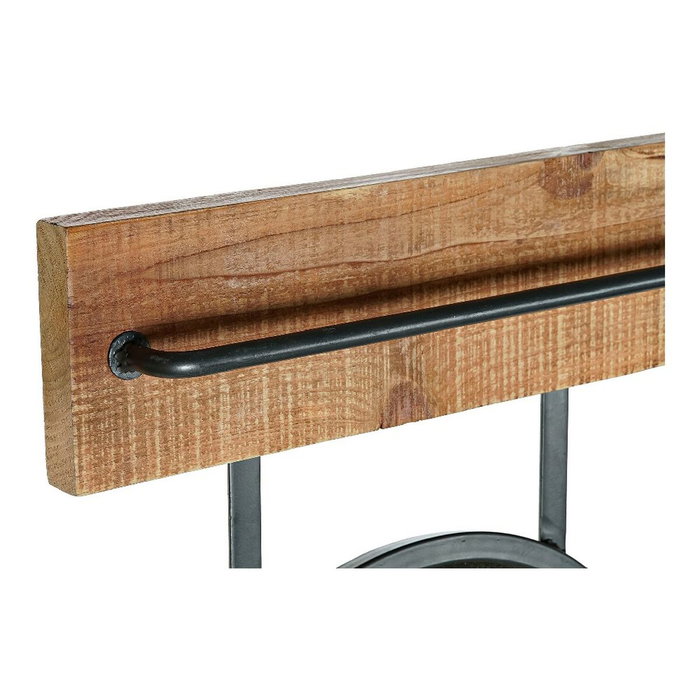 Espejo de pared DKD Home Decor Negro Metal Abeto Espejo (80 x 15 x 20 cm) Espejo de pared DKD Home Decor Negro Metal Abeto Espejo (80 x 15 x 20 cm)