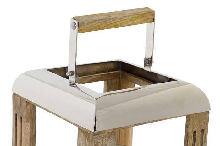 DKD Home Decor Farola Plateado 23 x 36 x 23 cm Metal Cristal