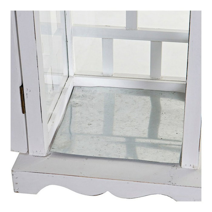 DKD Home Decor Farola Pino Cristal Blanco DKD Home Decor Farola Pino Cristal Blanco