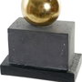 DKD Home Decor Figura de Elefante en Resina y Metal Negro y Dorado