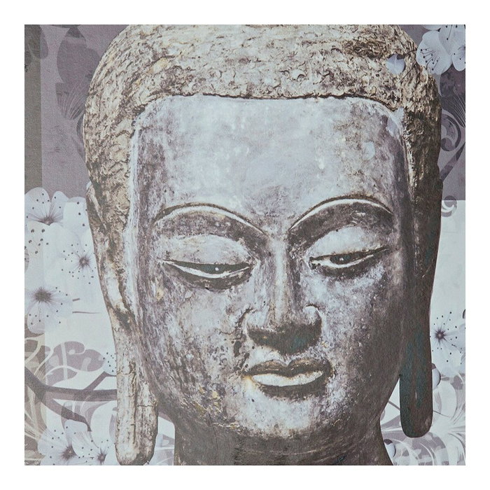 DKD Home Decor Tapa Contador MDF Buda Gris (Pack de 2)