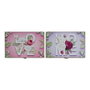 DKD Home Decor Tapa Contador MDF Home 2 Surtido Rosa y Lila