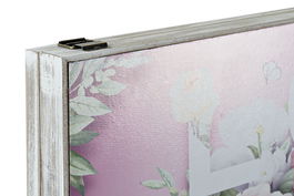 DKD Home Decor Tapa Contador Rosa Lila 46 x 6 x 32 cm