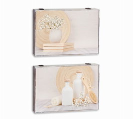 DKD Home Decor Tapa Contador MDF 46x6x32 Surtido de 2