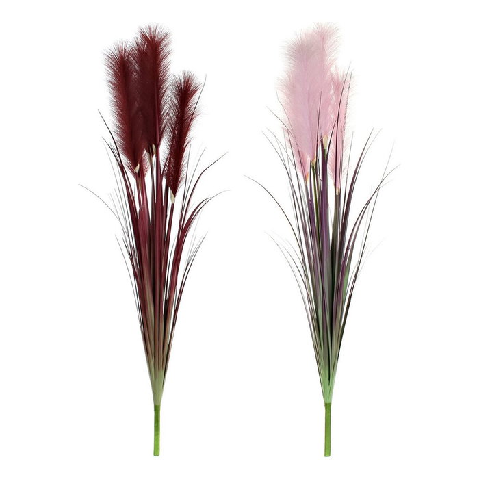 DKD Home Decor Planta de PVC Carrizo Surtido de 2 Unidades (12x12x106 cm) de Colores Burdeos, Rosa Palo y Verde DKD Home Decor Planta de PVC Carrizo Surtido de 2 Unidades (12x12x106 cm) de Colores Burdeos, Rosa Palo y Verde