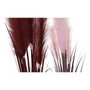 DKD Home Decor Planta de PVC Carrizo Surtido de 2 Unidades (12x12x106 cm) de Colores Burdeos, Rosa Palo y Verde