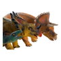 DKD Home Decor Set de 6 Dinosaurios de PVC Blando Multicolor