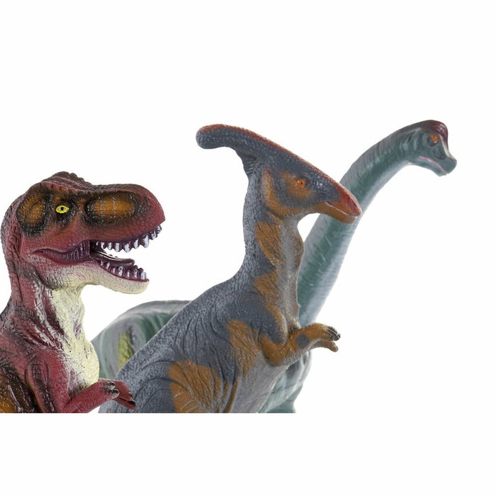 DKD Home Decor Set de 6 Dinosaurios de PVC Blando Multicolor DKD Home Decor Set de 6 Dinosaurios de PVC Blando Multicolor