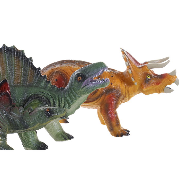 DKD Home Decor Set de 6 Dinosaurios de PVC Blando Multicolor DKD Home Decor Set de 6 Dinosaurios de PVC Blando Multicolor