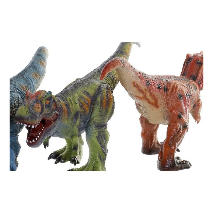 DKD Home Decor Set de 3 Dinosaurios Surtidos Blando Multicolor DKD Home Decor Set de 3 Dinosaurios Surtidos Blando Multicolor