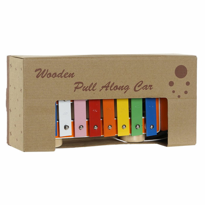 DKD Home Decor Xilófono de Madera y Metal con Temática de Animales, Multicolor, Surtido de 3 unidades DKD Home Decor Xilófono de Madera y Metal con Temática de Animales, Multicolor, Surtido de 3 unidades