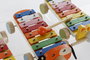 DKD Home Decor Xilofono Infantil Multicolor Madera Metal Animales 27 x 8.5 x 13.6 cm (3 Unidades)