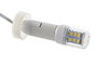 DKD Home Decor Lámpara Sobremesa Kids Fantasia Gatito Porcelana LED Blanco 15 x 14 x 16 cm