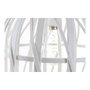 DKD Home Decor Lámpara de Techo LED de Bambú Blanco (3XAA)