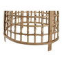 DKD Home Decor Lámpara de Techo de Ratán Natural 42x42x63 cm