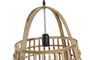 DKD Home Decor Lámpara de Techo Balines Ratán Natural 42 x 63 x 42 cm