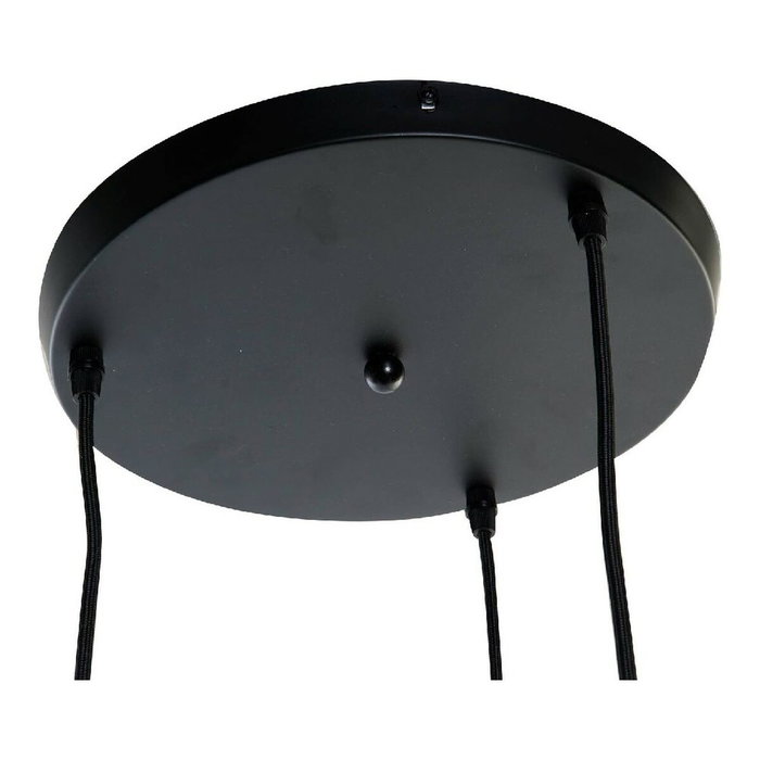 DKD Home Decor Lámpara de Techo de Metal y Cristal con Bolas Negro y Blanco DKD Home Decor Lámpara de Techo de Metal y Cristal con Bolas Negro y Blanco