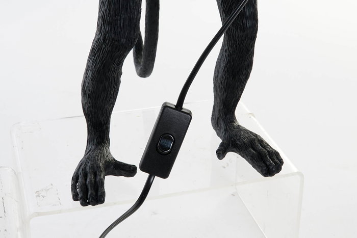 DKD Home Decor Lámpara Sobremesa Colonial Blanco Negro 34 x 55 x 31 cm (2 Unidades)