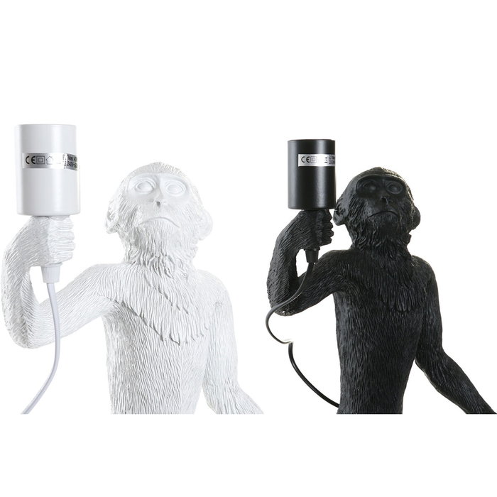 DKD Home Decor Lámpara de Sobremesa de Resina Mono Surtido de 2 Unidades