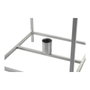 DKD Home Decor Lámpara de sobremesa de metal gris oscuro