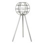 DKD Home Decor Lámpara de Sobremesa de Metal Gris Oscuro 50x50x98 cm
