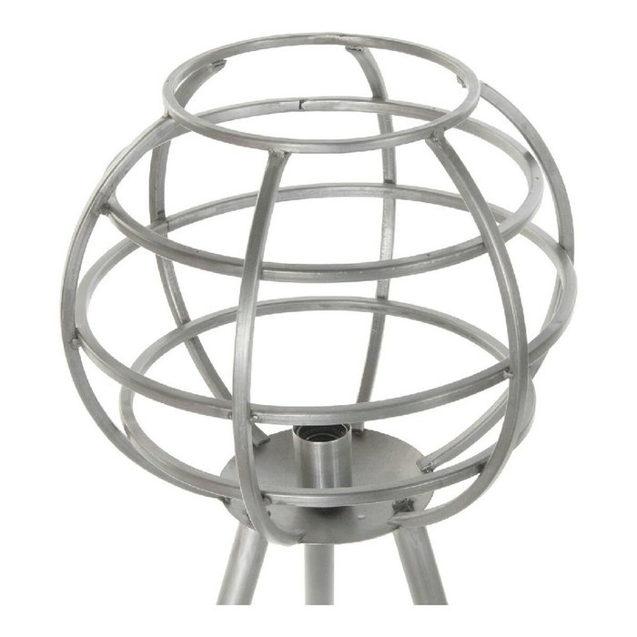 DKD Home Decor Lámpara de Sobremesa de Metal Gris Oscuro 50x50x98 cm