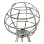 DKD Home Decor Lámpara de Sobremesa de Metal Gris Oscuro 50x50x98 cm