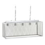DKD Home Decor Lámpara de Techo de Metal Gris 79x26x120 cm