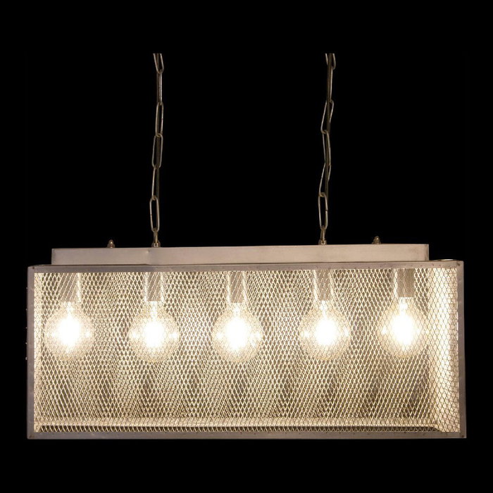 DKD Home Decor Lámpara de Techo de Metal Gris 79x26x120 cm DKD Home Decor Lámpara de Techo de Metal Gris 79x26x120 cm