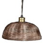 Lampara Techo Alpino DKD Home Decor Marron Dorado 74 x 47 x 74 cm