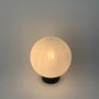 DKD Home Decor Decoración Luminosa Scandi Bola LED Blanco 10 x 30 x 10 cm