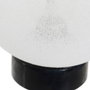 DKD Home Decor Decoración Luminosa LED de Cristal Bola Blanca