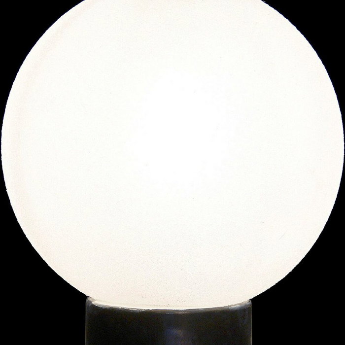 DKD Home Decor Decoración Luminosa LED de Cristal Bola Blanca