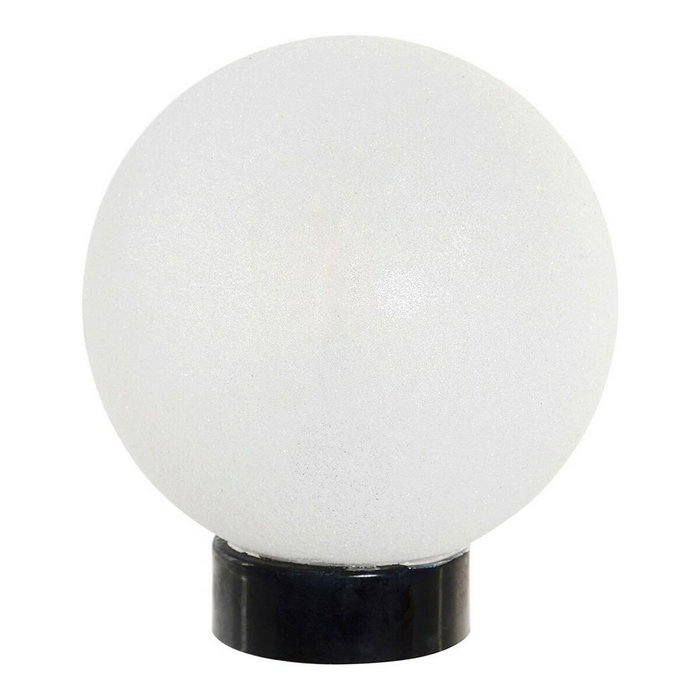 DKD Home Decor Decoración Luminosa LED de Cristal Bola Blanca