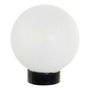 DKD Home Decor Decoración Luminosa LED de Cristal Bola Blanca