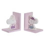 DKD Home Decor Sujetalibros MDF Diseño Ratón Surtido de 2 Unidades