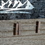 DKD Home Decor Portafotos de Madera y Metal 40x50 cm Marrón Natural