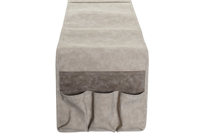 DKD Home Decor Portamandos Tradicional Gris Claro Gris Oscuro 30 x 90 x 0.5 cm