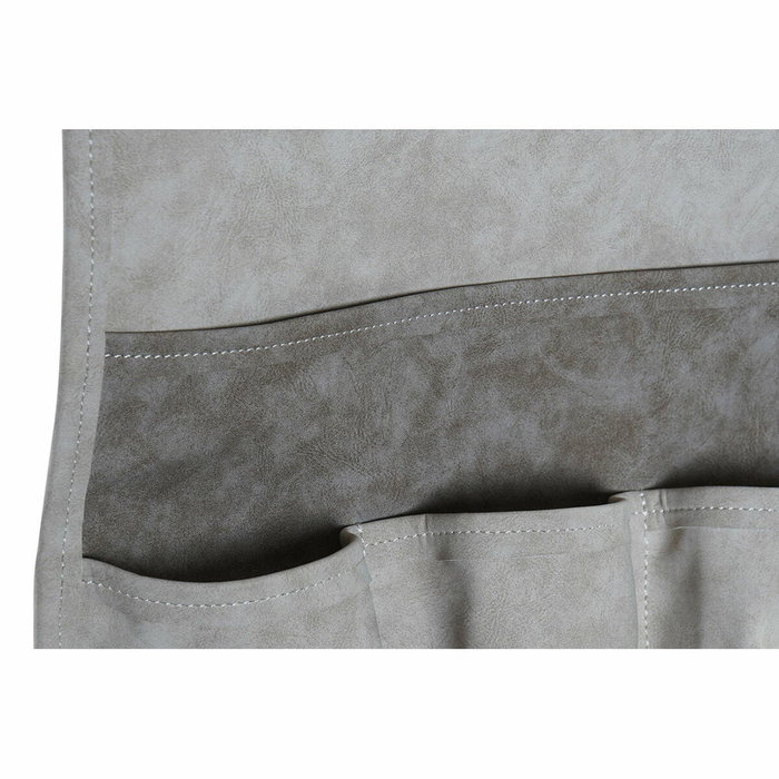 DKD Home Decor Portamandos de PU Gris Claro 30x0,5x90 cm DKD Home Decor Portamandos de PU Gris Claro 30x0,5x90 cm