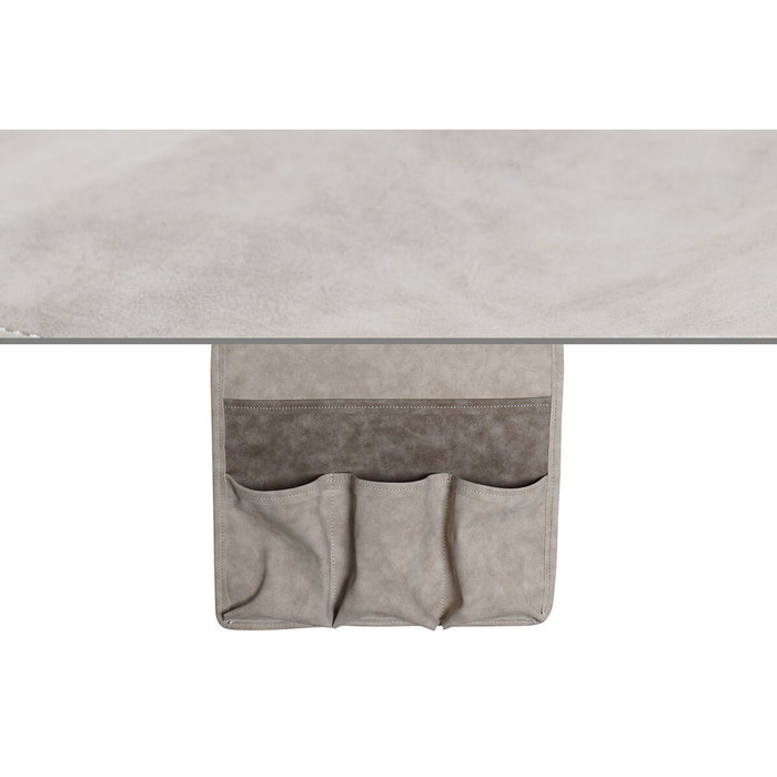 DKD Home Decor Portamandos de PU Gris Claro 30x0,5x90 cm DKD Home Decor Portamandos de PU Gris Claro 30x0,5x90 cm