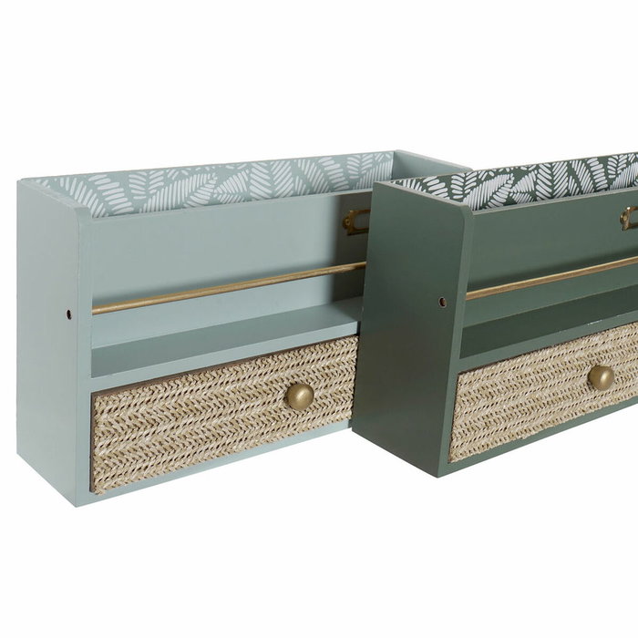 DKD Home Decor Organizador de Cajones Green Home Surtido de 2 Unidades DKD Home Decor Organizador de Cajones Green Home Surtido de 2 Unidades