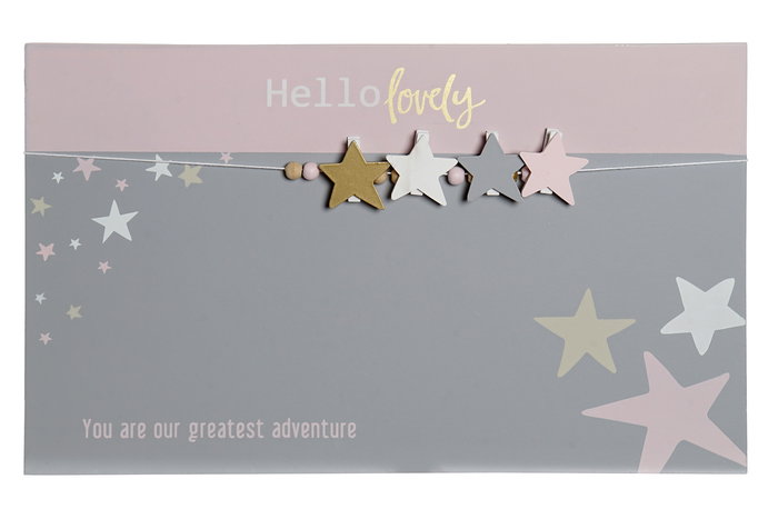 DKD Home Decor Memo Fotos Gris Rosa 1 x 24 x 40 cm DKD Home Decor Memo Fotos Gris Rosa 1 x 24 x 40 cm