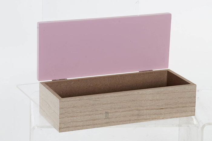 DKD Home Decor Caja Natural 6 x 9 x 22 cm (2 Unidades)