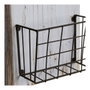 DKD Home Decor Revistero Atlantico Marron Blanco 57 x 10 x 40 cm Paulownia y Metal