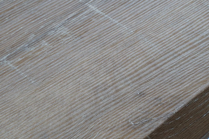 DKD Home Decor Mesa Comedor Scandi Marron y Transparente Cristal y MDF 90 x 76 x 180 cm