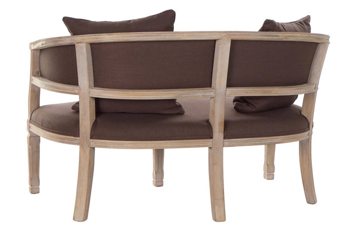 DKD Home Decor Sofá Tradicional 69 x 72 x 122 cm Marrón