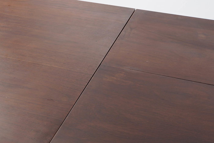 DKD Home Decor Mesa Extensible Marron Oscuro Plateado Acero MDF 90 x 77 x 160 cm