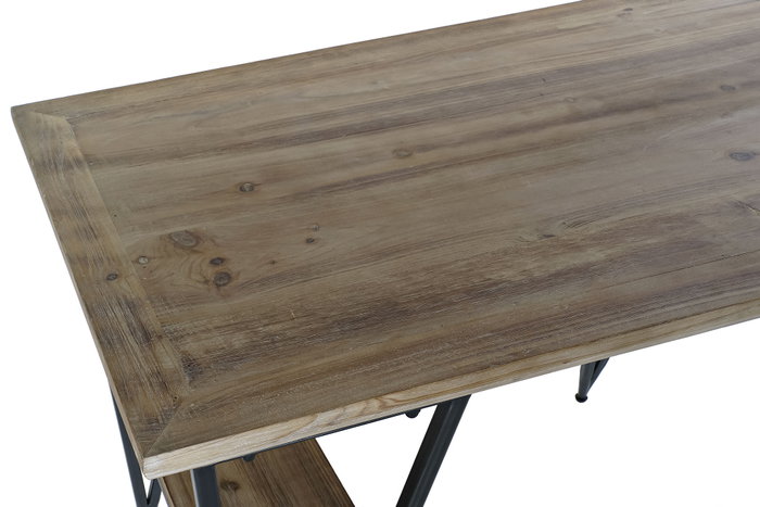 Escritorio Vintage DKD Home Decor Natural Negro 60 x 81 x 120 cm